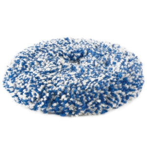 RUPES 9" ROTARY Twisted Lambs Wool Blue Polishing Pad for LH19E Rotary Tool with 6.5" Backing Plate, 9.BL230H, 4