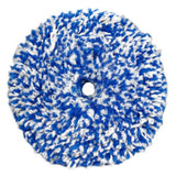 RUPES 9" ROTARY Twisted Lambs Wool Blue Polishing Pad for LH19E Rotary Tool with 6.5" Backing Plate, 9.BL230H, 4