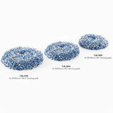 RUPES ROTARY Twisted Lambs Wool Blue Polishing Pad Sizes for LH19E Rotary Tools 