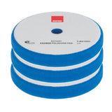 RUPES 6.25" Blue Coarse Foam Pad for LH19E Rotary Tool with 6" Backing Plate, 9.BR180H, 2-pack