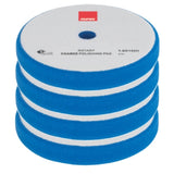 RUPES 6.25" Blue Coarse Foam Pad for LH19E Rotary Tool with 6" Backing Plate, 9.BR180H, 4-pack