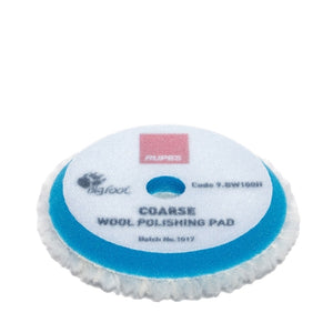 RUPES 3.5" D-A COARSE Blue Wool Pad for 3" LHR75, LHR75E, LTA75 Tools, 9.BW100H