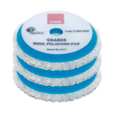 RUPES 3.5" Blue Coarse Wool Pad for 3" LHR75, LHR75E, LTA75 Tools, 9.BW100H, 6