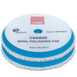 RUPES 6.75" (170mm) Blue Coarse Wool Pad, 9.BW180H, 2 Pads