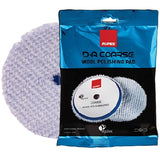 RUPES 6.75" D-A COARSE Blue Wool Pad for 6" LHR21, LK900E Mille Tools, 9.BW180H