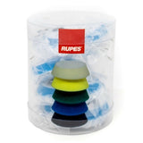 RUPES 2.5" Blue Coarse Wool Pad for 2" iBrid Nano Tools, 4-Pack, 9.BW70H, 3