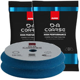 RUPES 7" D-A Coarse Cutting Blue Foam Pad for 6" Backup Pads, 9.DA180H, 2-Pack Bundle