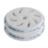 RUPES 6" Blue Coarse Microfiber Angle Pad for 5" LHR15, LHR12E, LTA125 Tools, 9.BF150FH, 2