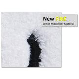 RUPES 6.75" Yellow Fine Microfiber Angle Pad for 6" LHR21 Tools, 9.BF170FM