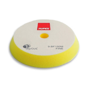 RUPES 6" Yellow Fine Angle Foam Pad for 5" LHR15, LHR12E, LTA125 Tools, 9.BF150M