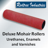 Redtree Deluxe Red Mohair Roller Covers, 3/16" Nap