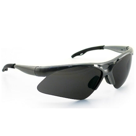 SAS Safety Diamondbacks Safety Goggles, Silver Frame with Shade Lens, 540-0101