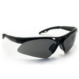 SAS Safety Diamondbacks Safety Goggles, Red Frame with Clear Lens, 540-0000