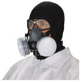 SAS Safety BreatheMate™ Multi-Use Dual Cartridge Respirator with OV/R95 being worn