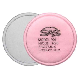 SAS Safety BreatheMate Replacement R95 Particulate Filters, Pair, 300-1070