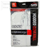 SAS Safety Gen-Nex Professional Grade Hooded Protective Coveralls, retail package