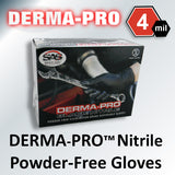 SAS Safety DERMA-PRO Black Nitrile Gloves