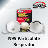 SAS Safety N95 Particulate Respirator, 8610, 5