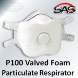 SAS Safety P100 Valved Particulate Respirator, 8641