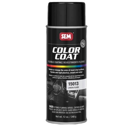 SEM 15013 Color Coat™ Landau Black, 16 oz Aerosol