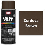 SEM 15023 Color Coat Cordova Brown, 16 oz Aerosol, 2
