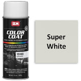 SEM 15103 Color Coat Super White, 16 oz Aerosol, 2