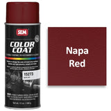 SEM 15273 Color Coat Napa Red, 16 oz Aerosol, 2