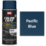 SEM 15643 Color Coat Pacific Blue, 16 oz Aerosol, 2