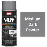 SEM 15813 Color Coat Medium Dark Pewter, 16 oz Aerosol, 2