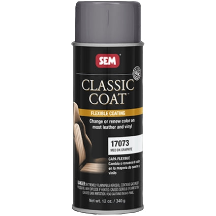 SEM 17073 Classic Coat™ Ford ZU4A Medium Dark Graphite, 16oz Aerosol