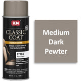 SEM 17163 Classic Coat GMC 110D Medium Dark Pewter, 16oz Aerosol