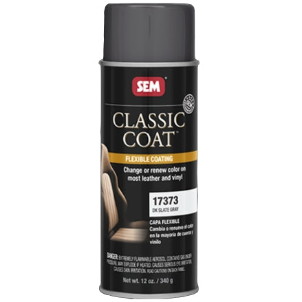 SEM 17373 Classic Coat™ Chrysler DV Dark Slate Gray, 16oz Aerosol