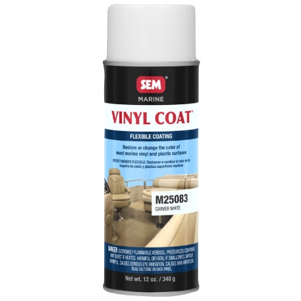 SEM M25083 Marine Vinyl Coat Carver White