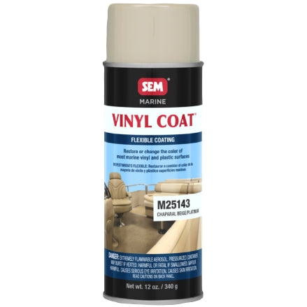 SEM M25143 Marine Vinyl Coat Chaparal Beige Platinum