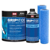 SEM GripTide Non-Skid Deck Coating Kit Plus Extra Roller Cover