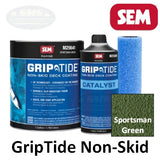 SEM M25640 GripTide Non-Skid Deck Coating Kit, Sportsman Green, 2