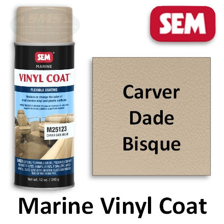 SEM M25123 Marine Vinyl Coat Carver Dade Bisque