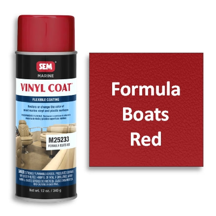 SEM M25233 Marine Vinyl Coat Formula Boats Red