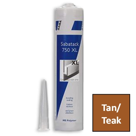 Sabatack 750 XL, Tan/Teak, 290ml Cartridge