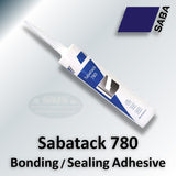 Sabatack 780 Adhesive & Sealant, Black, 290ml Cartridge