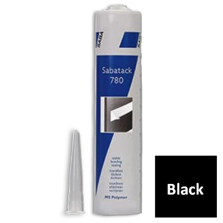 Sabatack 780 Adhesive & Sealant, Black, 290ml Cartridge