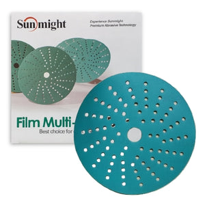 Sunmight Film 5" Multi-Hole Vacuum Grip Sanding Discs, 1