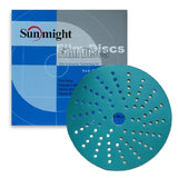 Sunmight Film 5" Multi-Hole Vacuum Grip Sanding Discs, 2