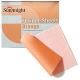 Sunmight Flexible Grip Sheets, Orange (1,200-1,500 Grit Finish), 60122