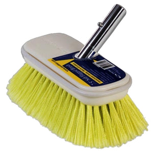 Swobbit 7.5" Soft Flagged Yellow Bristle Scrub Brush, SW77345