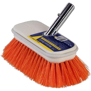 Swobbit 7.5" Medium Orange Bristle Scrub Brush, SW77350