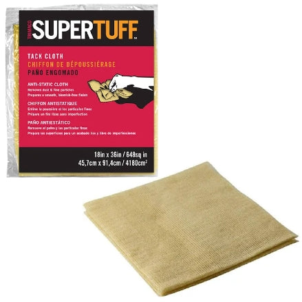 SuperTuff 10501 Anti-Static Tack Cloth, 18 x 36 in