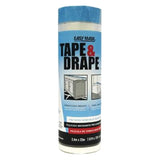 Easy Mask Tape & Drape 8' x 72' Pre-taped Masking Film, 396490