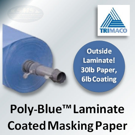 Blue Coated Masking Paper