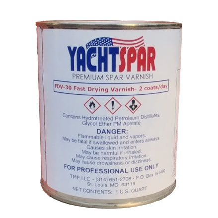 Yacht Spar FDV-30 Fast Drying Premium Spar Varnish, HSV-50